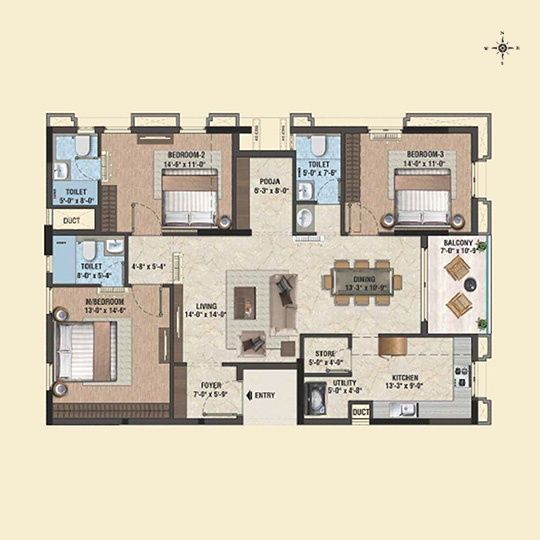 VARDAAN Flats for Sale in Mint Chennai